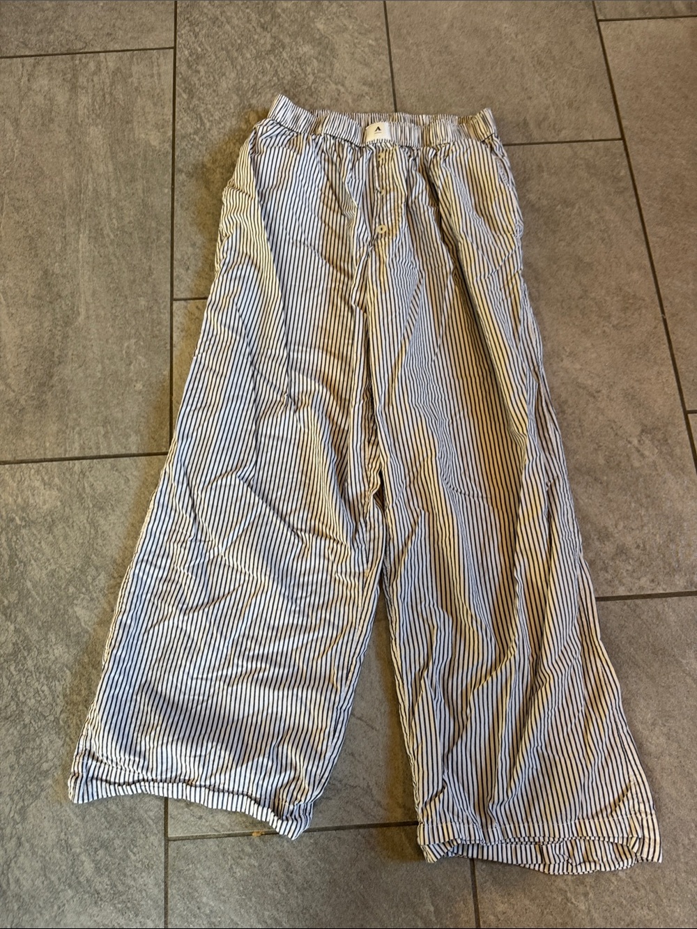 Women’s Anthropologie PJ striped elastic waist bottoms